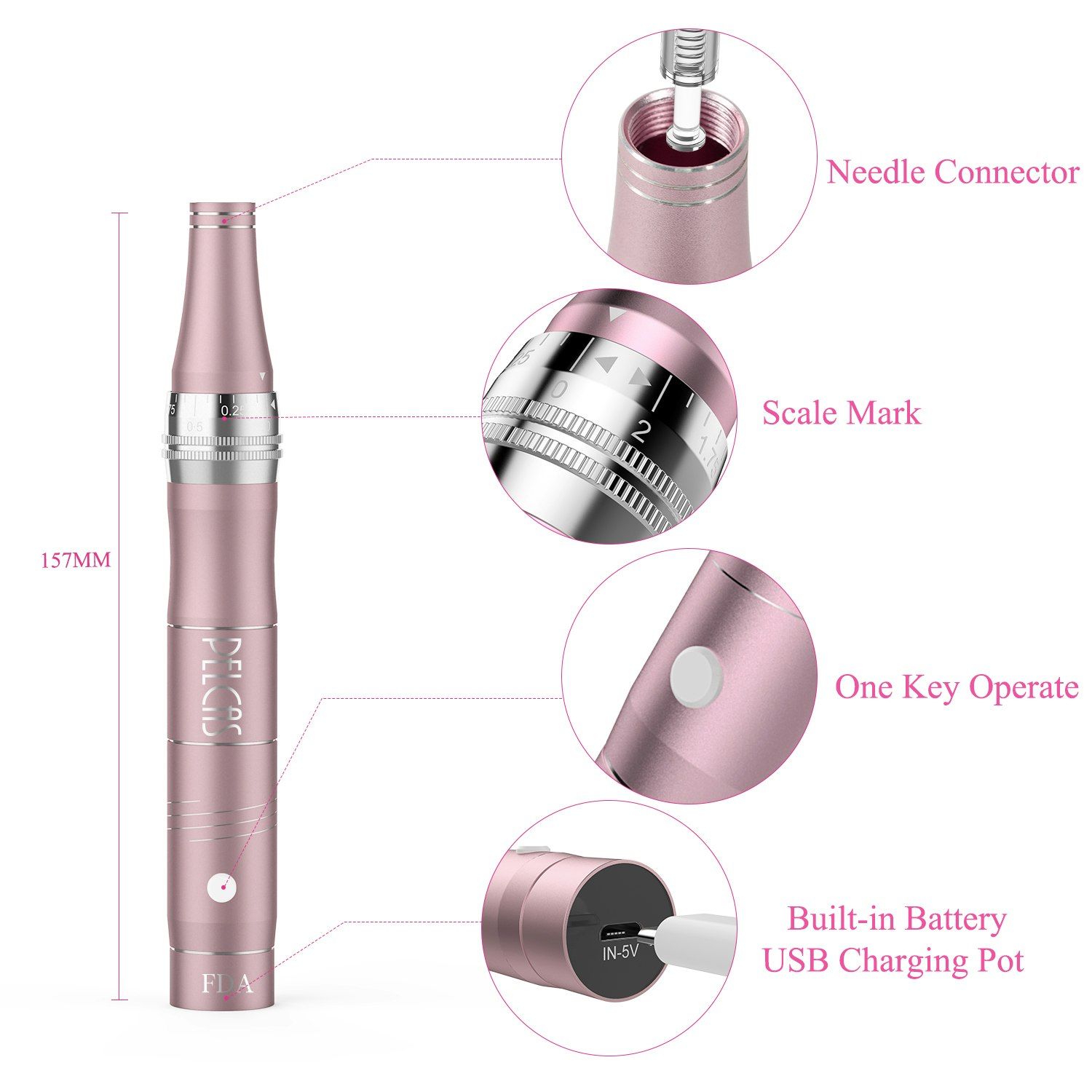 Stylo à micro-ailes sans fil pelcas media 5