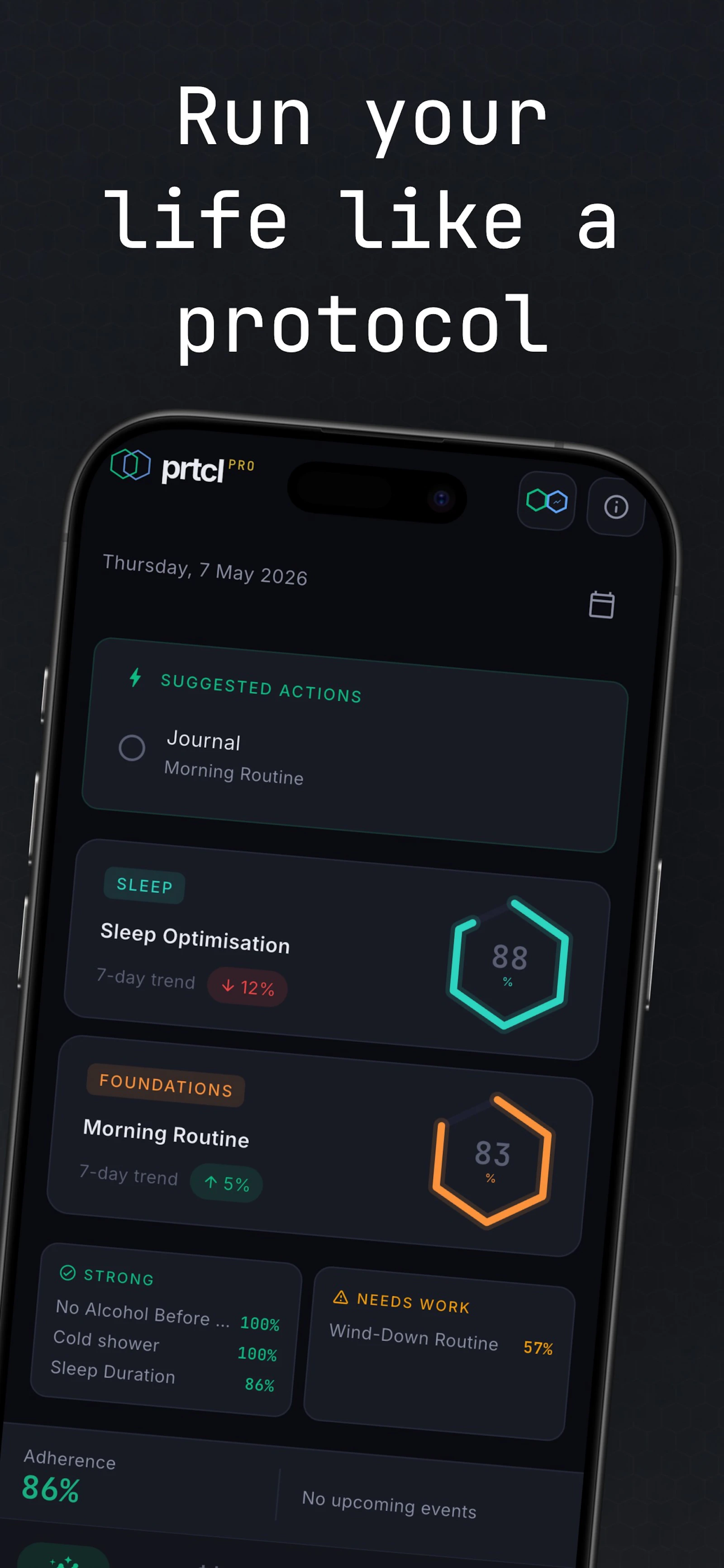 prtcl: health protocol tracker screenshot 4