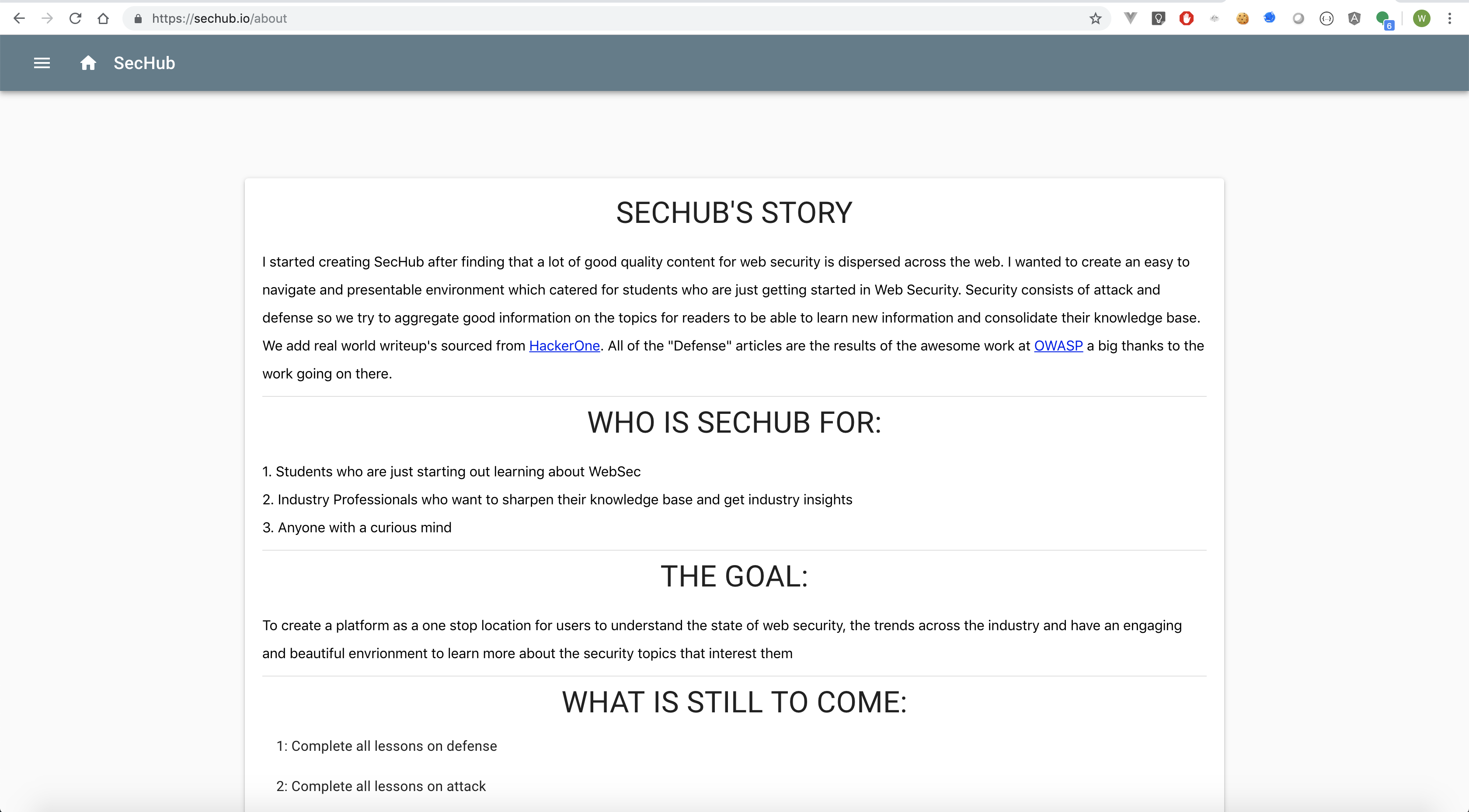 SecHub gallery image