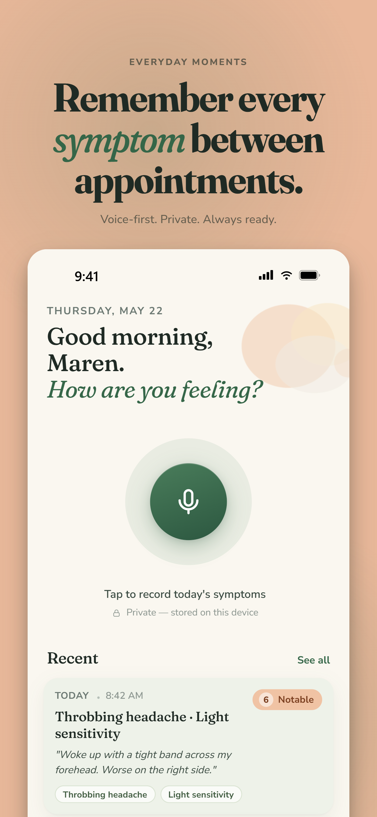 CareMind - AI Health Journal gallery image