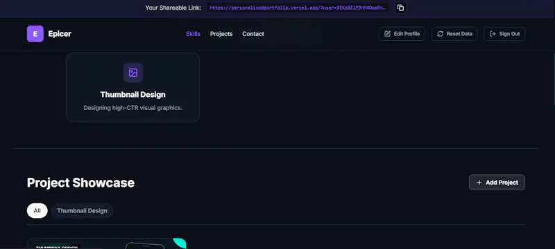 ShowcaseMe screenshot 3