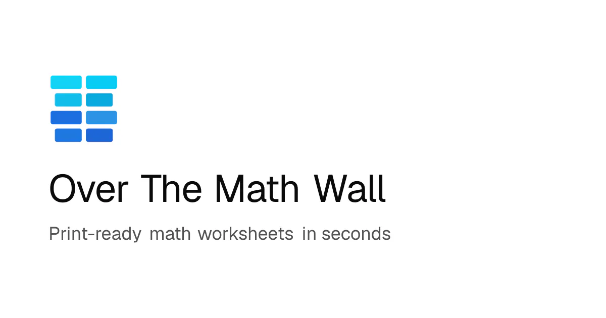 Over The Math Wall gallery image