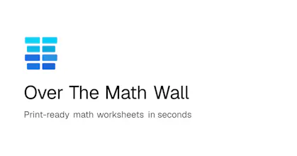 Over The Math Wall gallery image