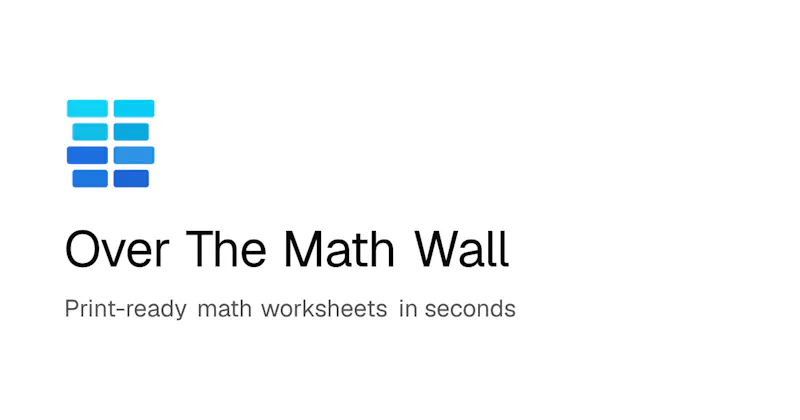 Over The Math Wall screenshot 1