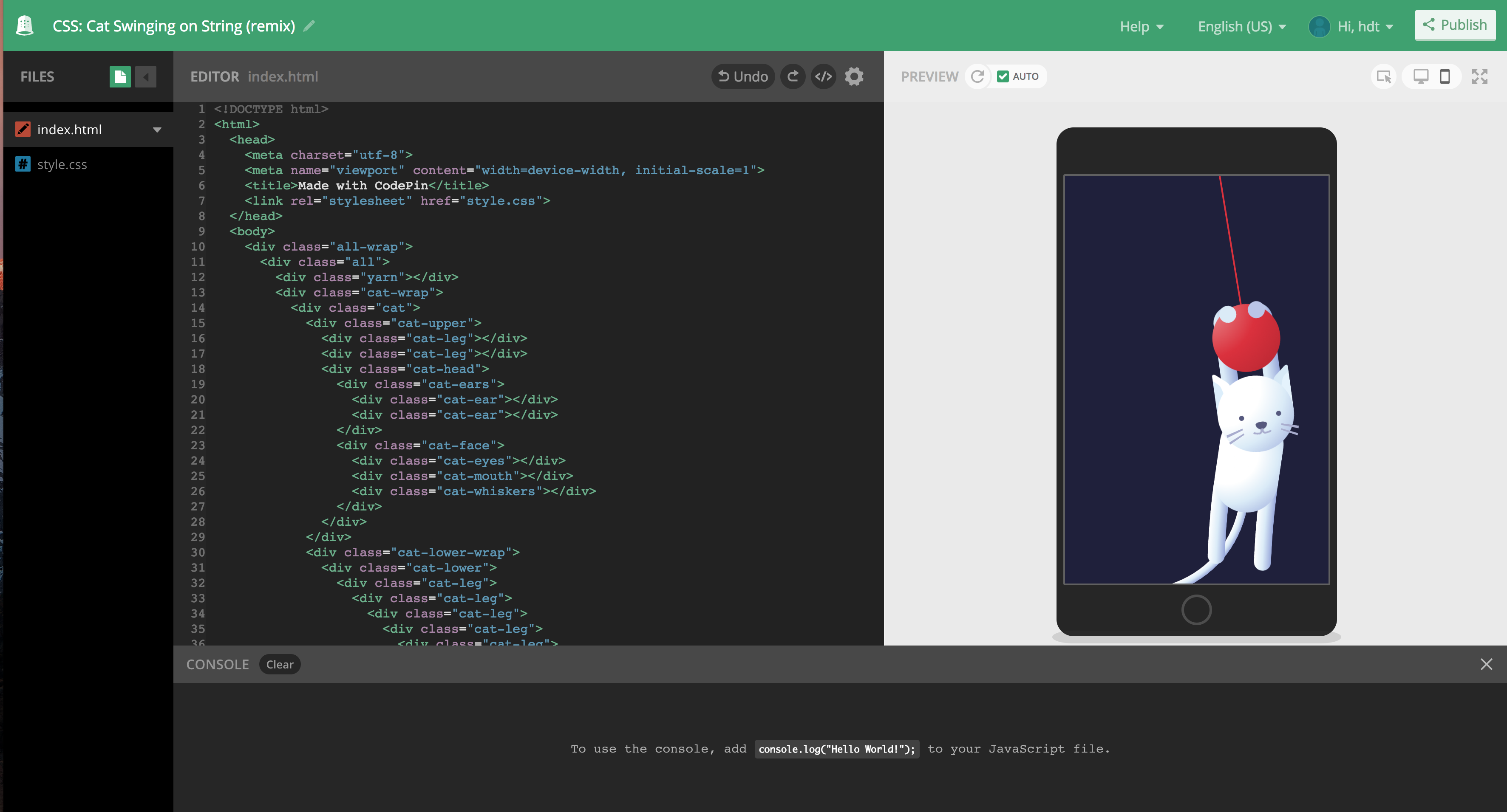 Codepin.io - A free online code editor gallery image