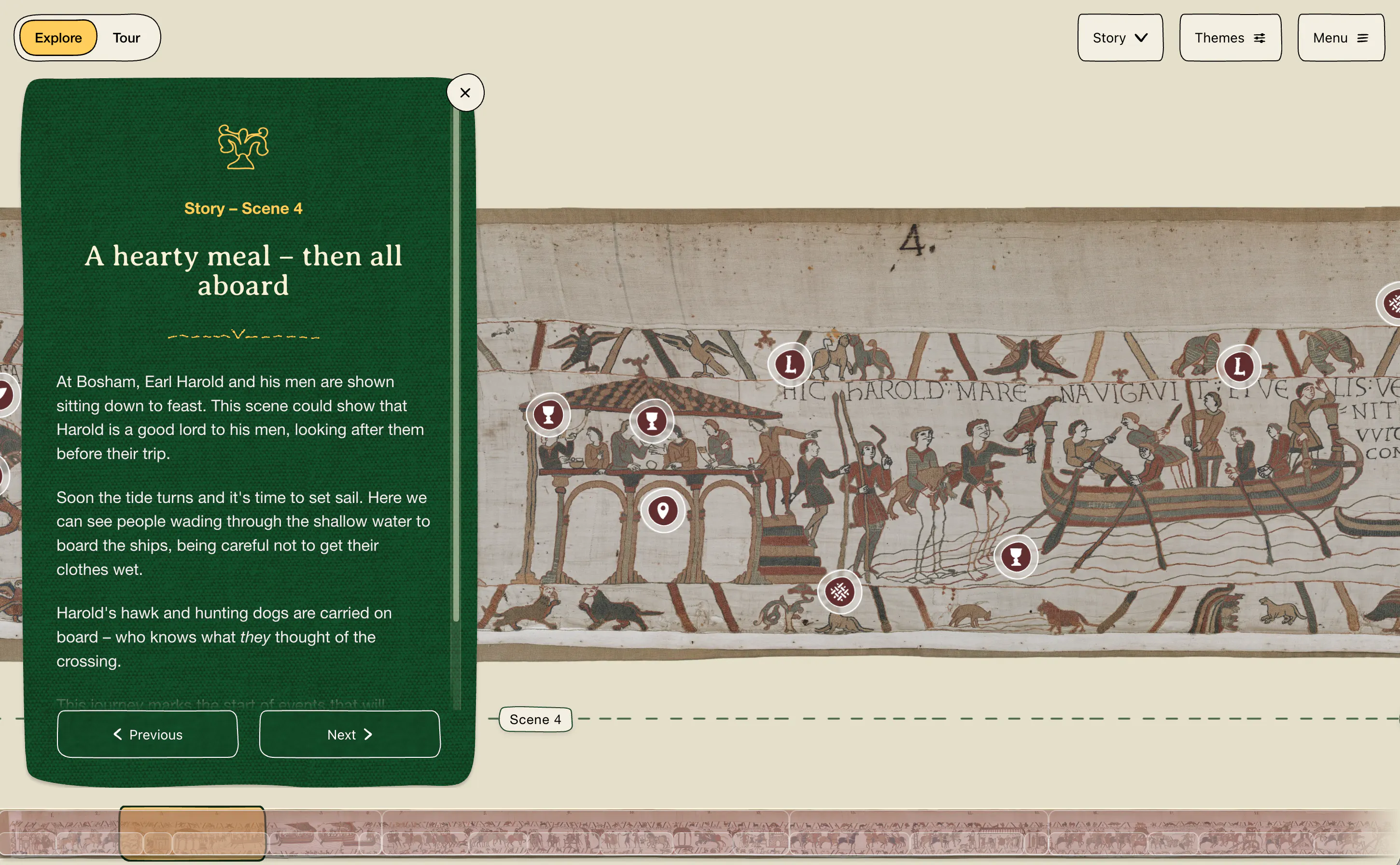 The Bayeux Tapestry online experience gallery image