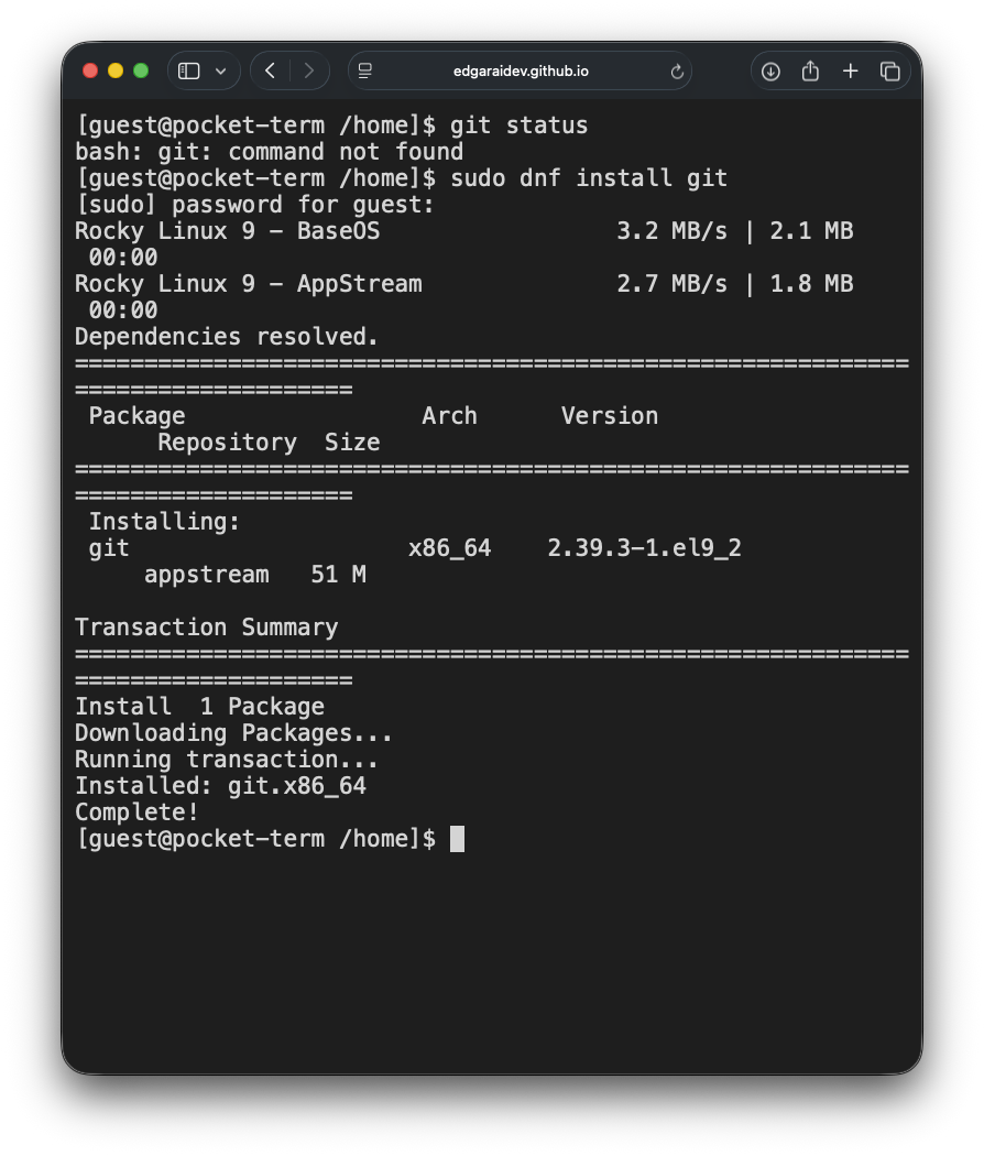 PocketTerm - Screenshot 2 showing product features and functionality