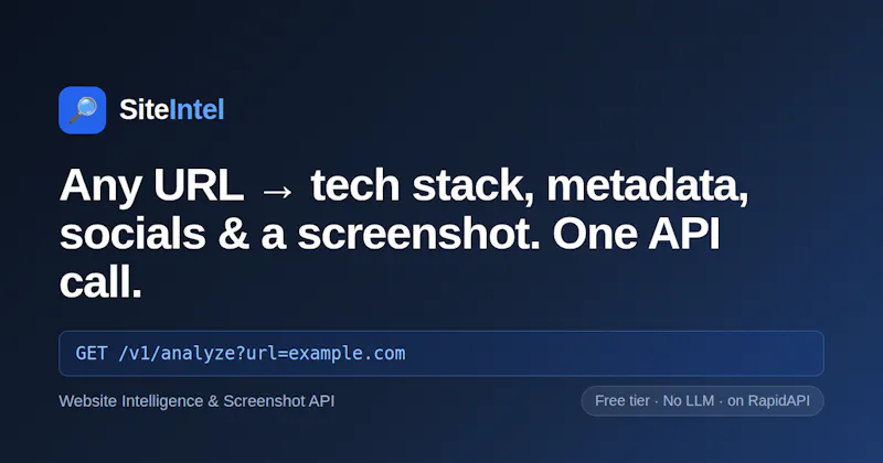 SiteIntel screenshot 1
