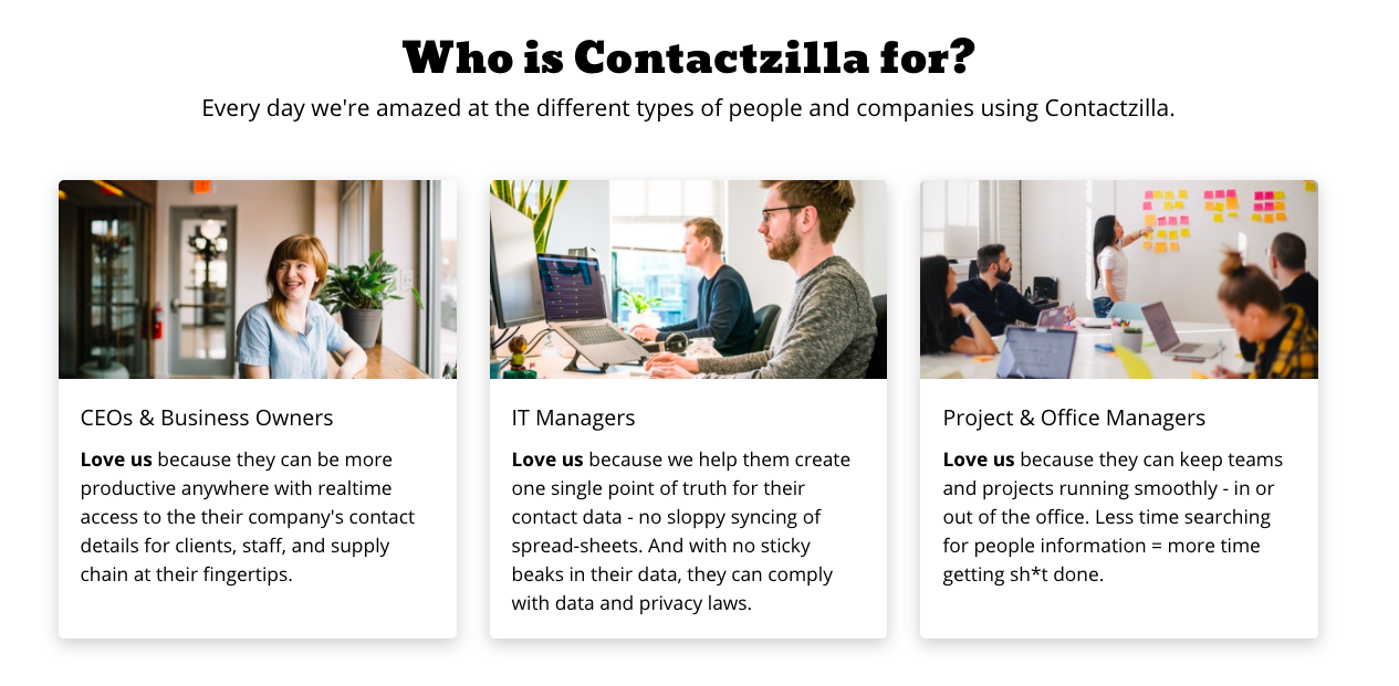 Contactzilla gallery image