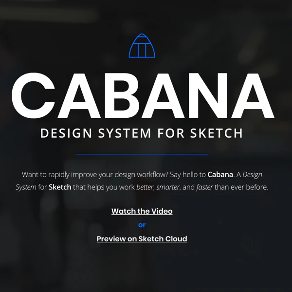 Cabana Design System for Sketch