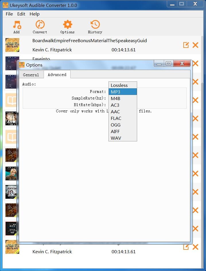 Convertitore udibile di Ukeysoft - Miglior convertitore udibile per convertire audiolibri udibili in mp3 media 3