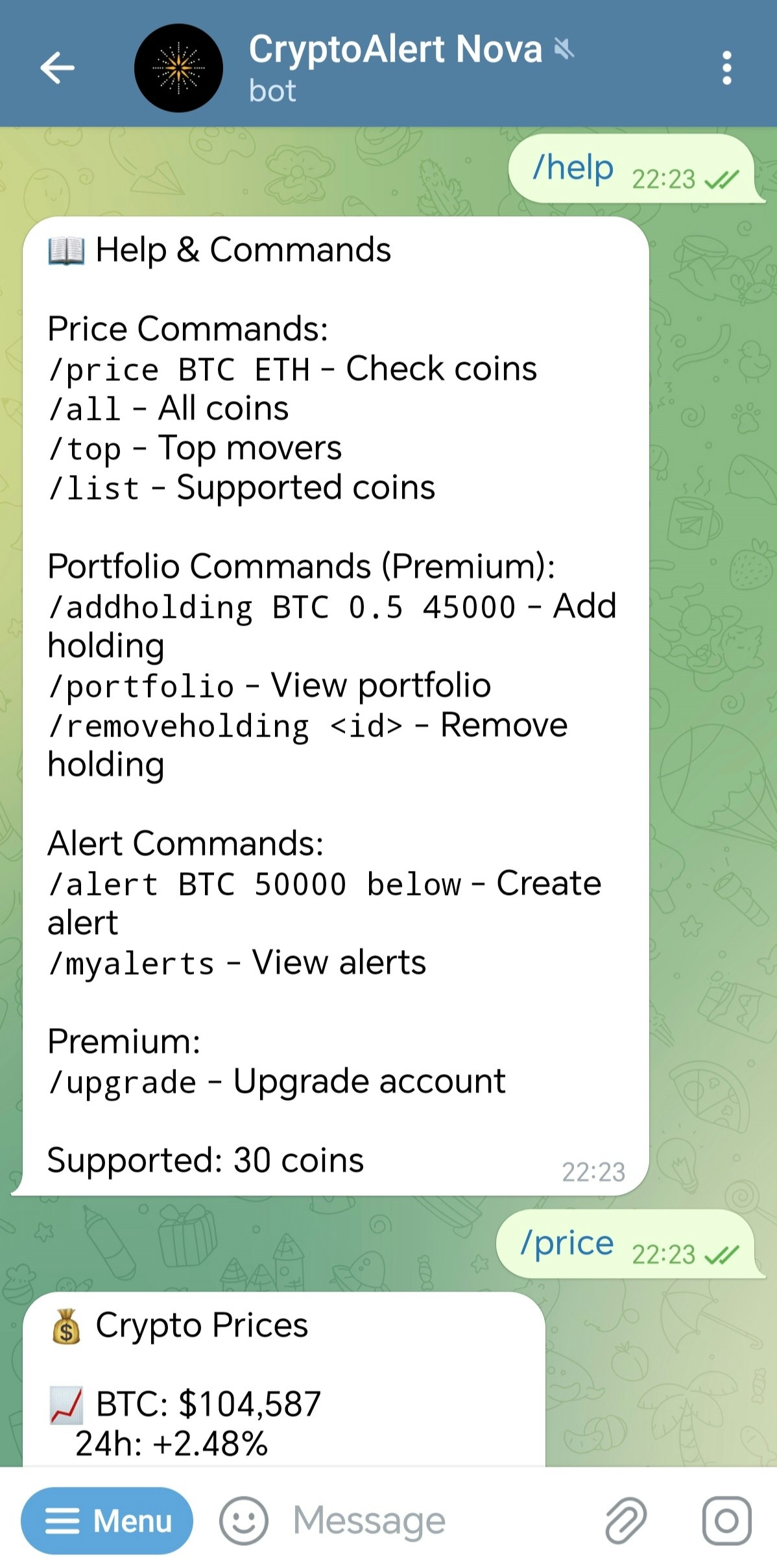 CryptoAlert Nova gallery image