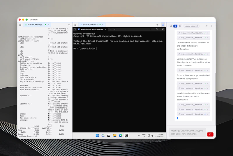 Conduit screenshot 1