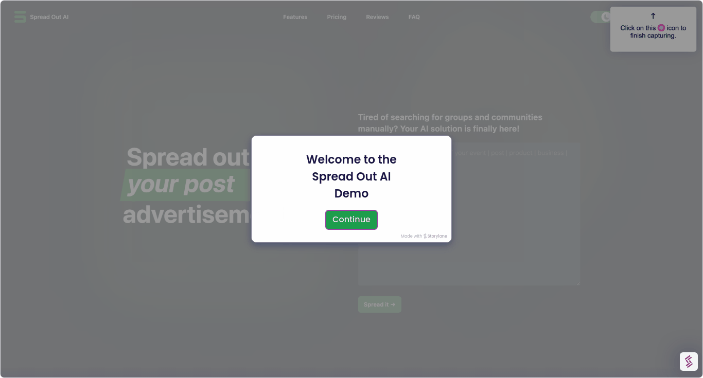 Spread Out AI gallery image