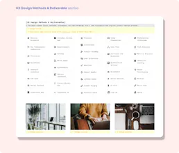 Minimal UX Designer Landing Page gallery image