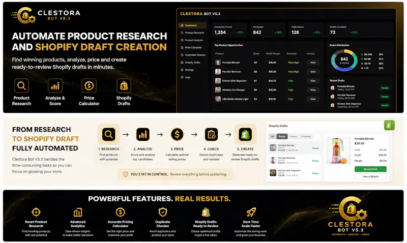 Clestora Bot V5.3 screenshot 2