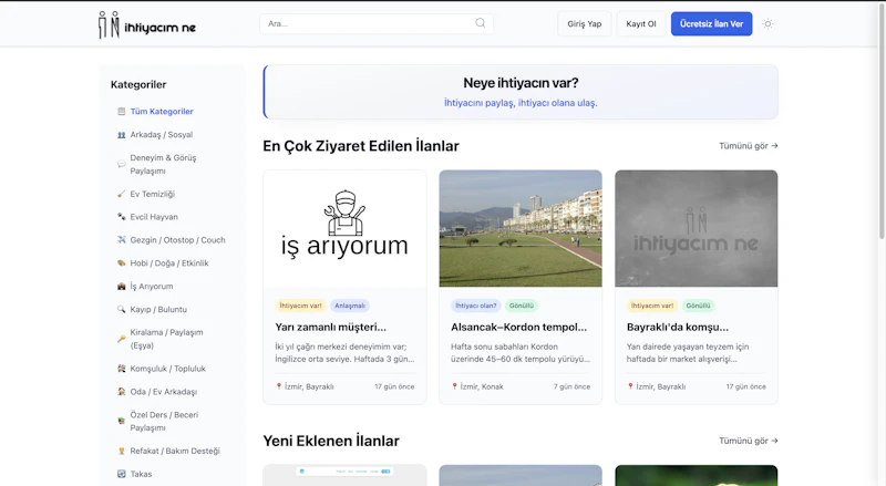 ihtiyacimne.com screenshot 2