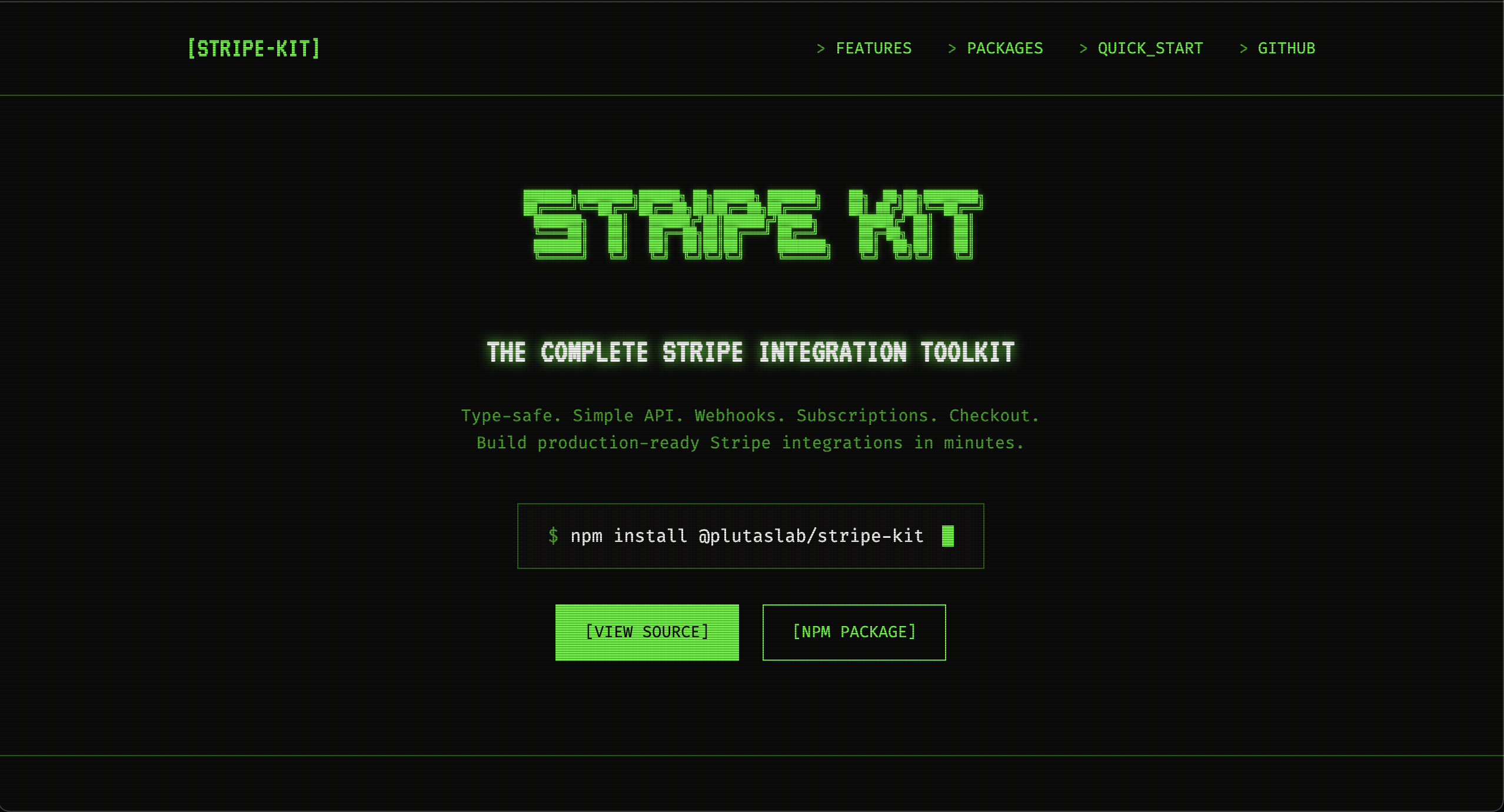 Stripe Kit - Product Hunt launch logo and brand identity