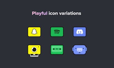 Squircle-less iOS 14 icons gallery image