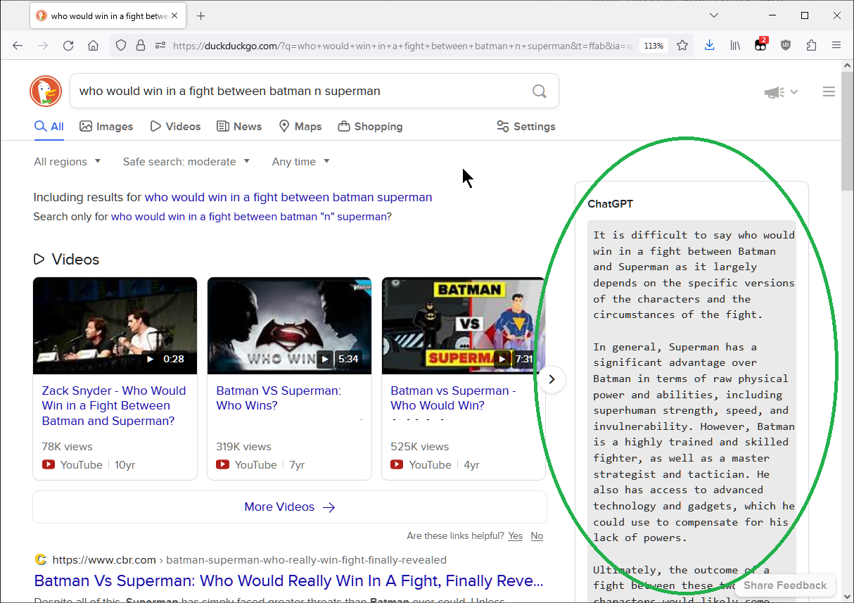 Duckduckgo - Принесите магию Чатгпта в DuckDuckgo! медиа 3