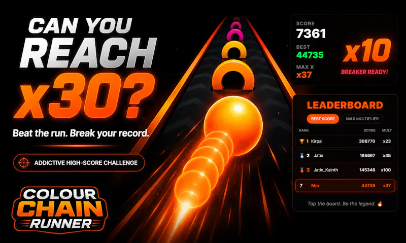 Colour Chain runner  screenshot 2