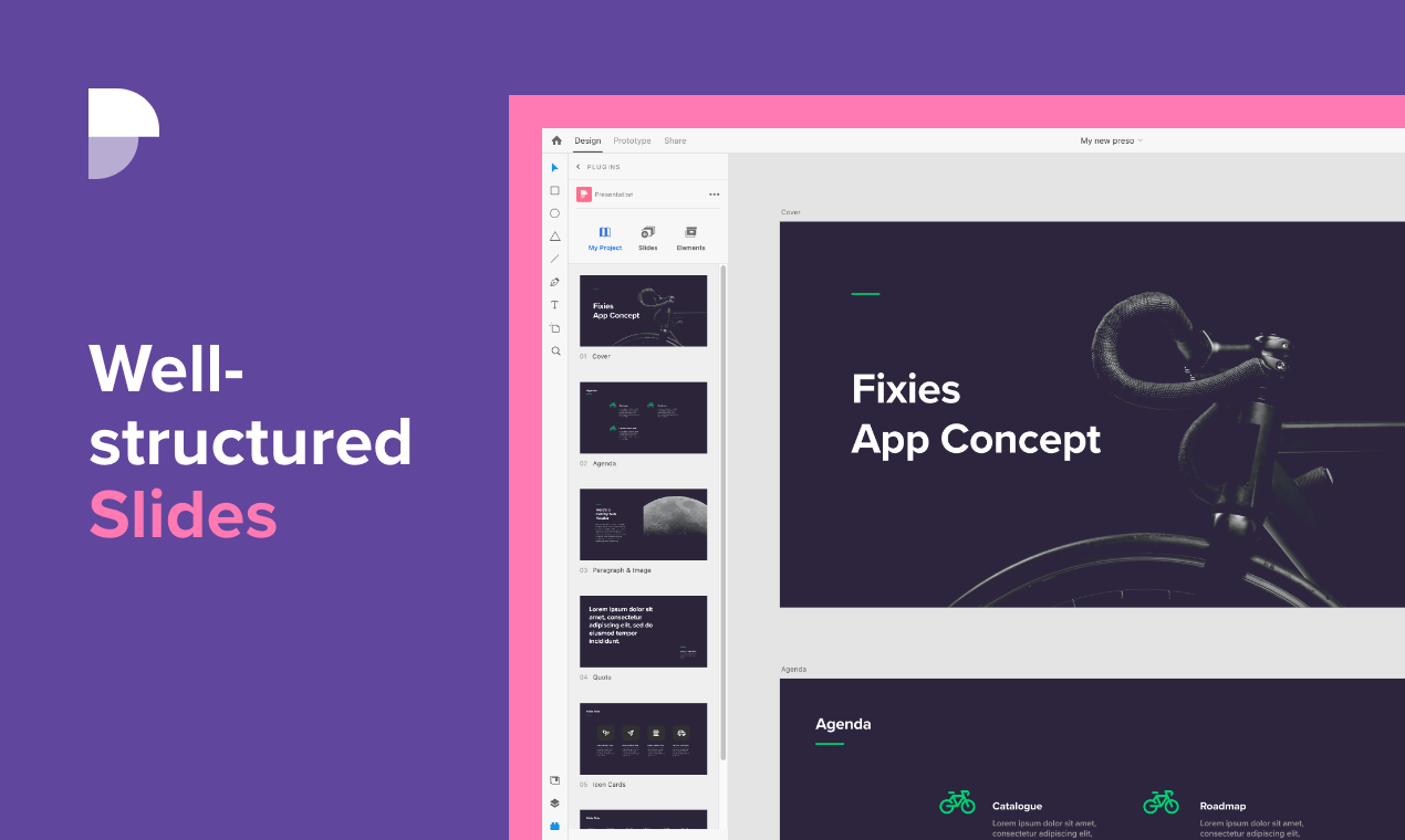 Adobe xd presentation template picture