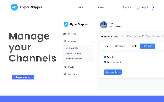 Hiperclapper - Obtenga 10x aplausos en sus publicaciones en las redes sociales media 4