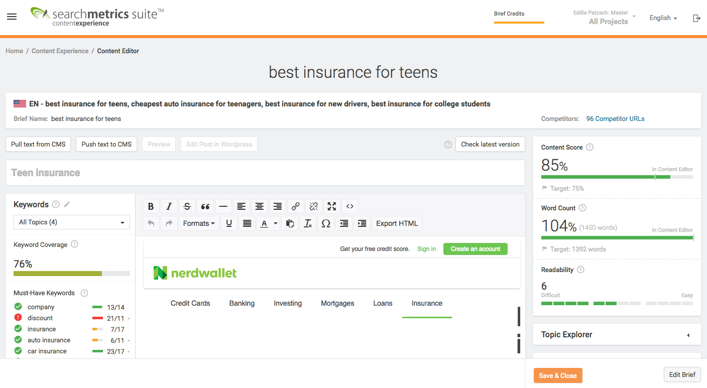 Searchmetrics gallery image