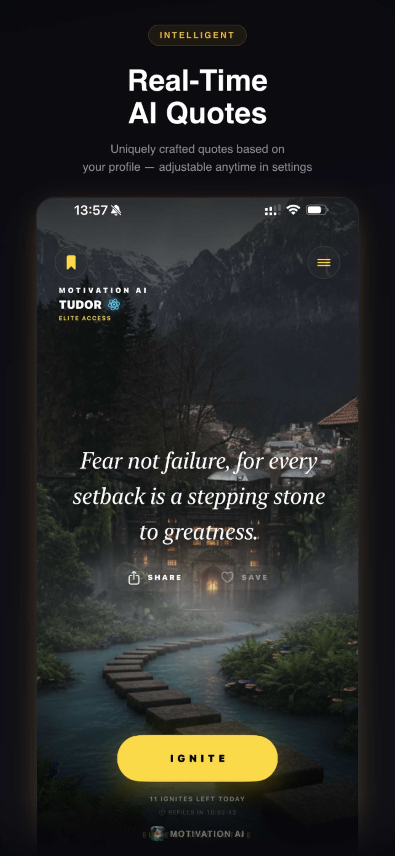 Motivation AI - Screenshot 3 showing product features and functionality