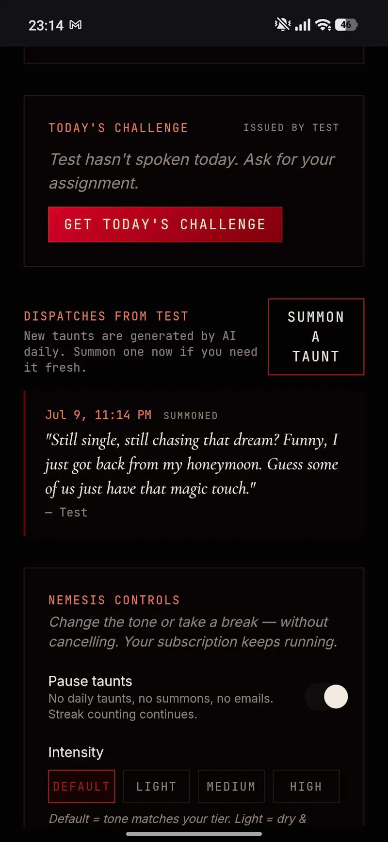 Nemesis screenshot 3