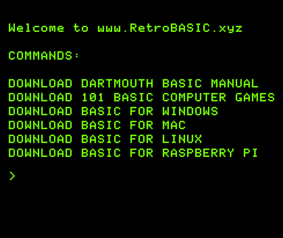 Retro BASIC
