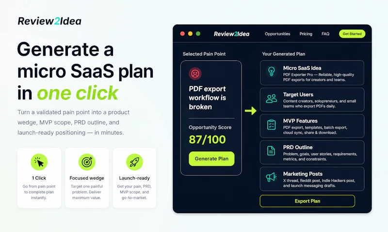 Review2Idea screenshot 5