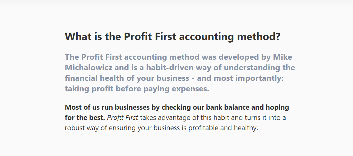 Profit First Calculator gallery image