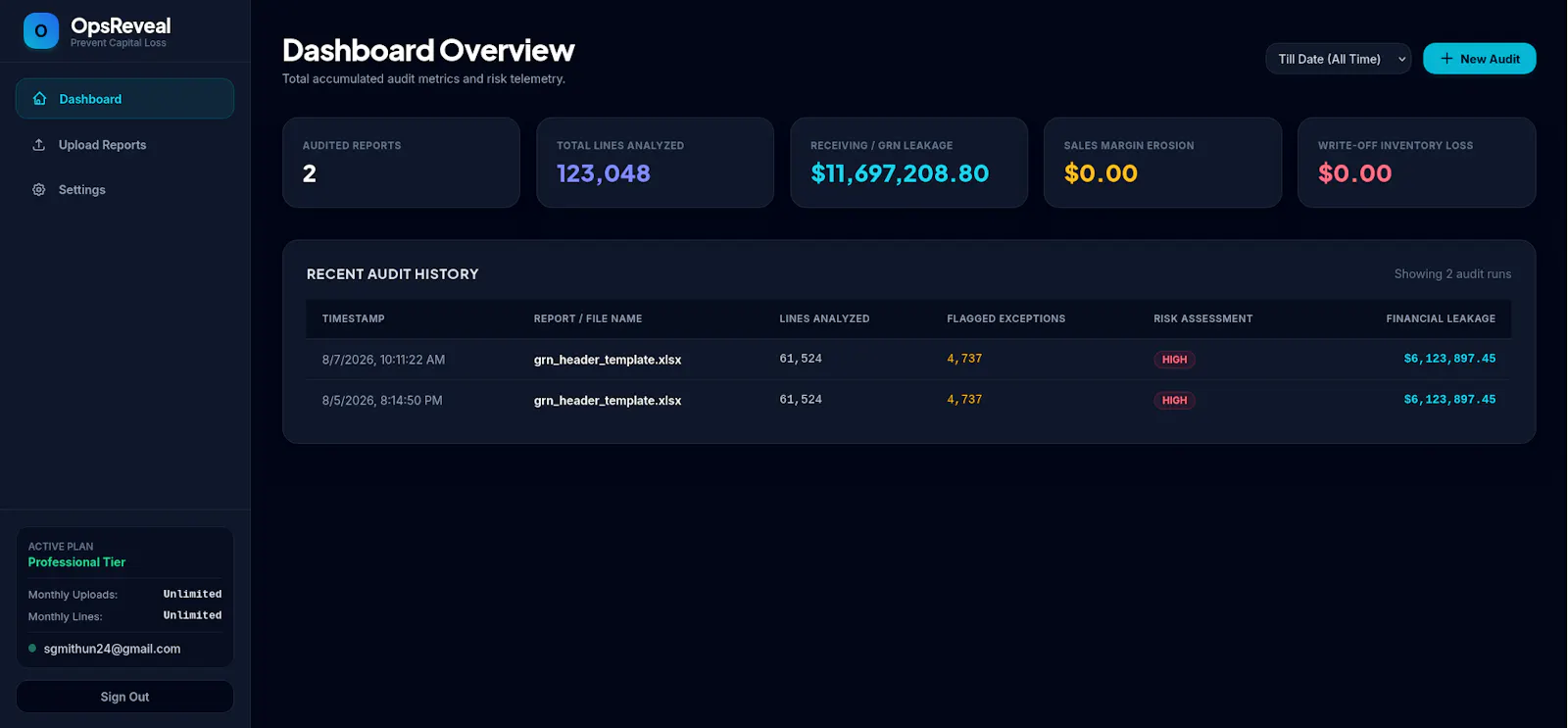 OpsReveal screenshot 1