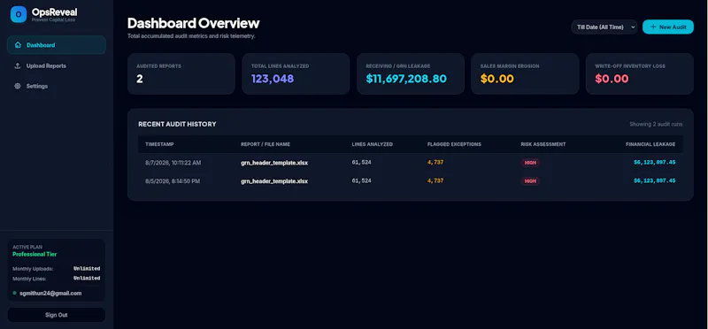 OpsReveal screenshot 1
