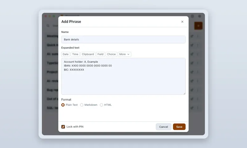 PhraseVault 3.0 screenshot 3