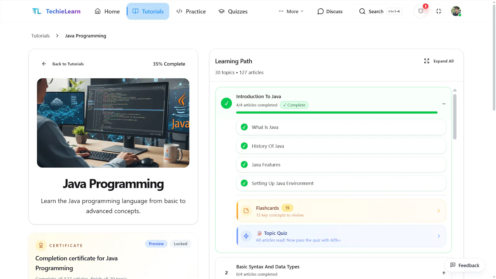 TechieLearn: Learn Tech with AI screenshot 2