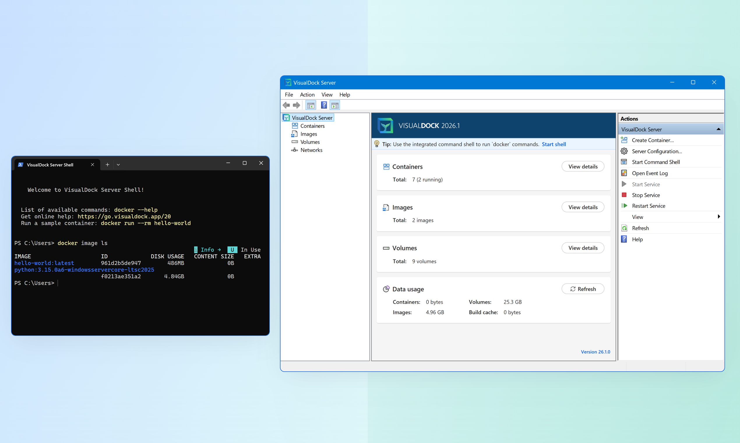 VisualDock Server gallery image