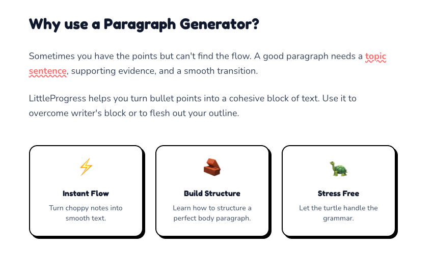 Ai paragraph generator  gallery image