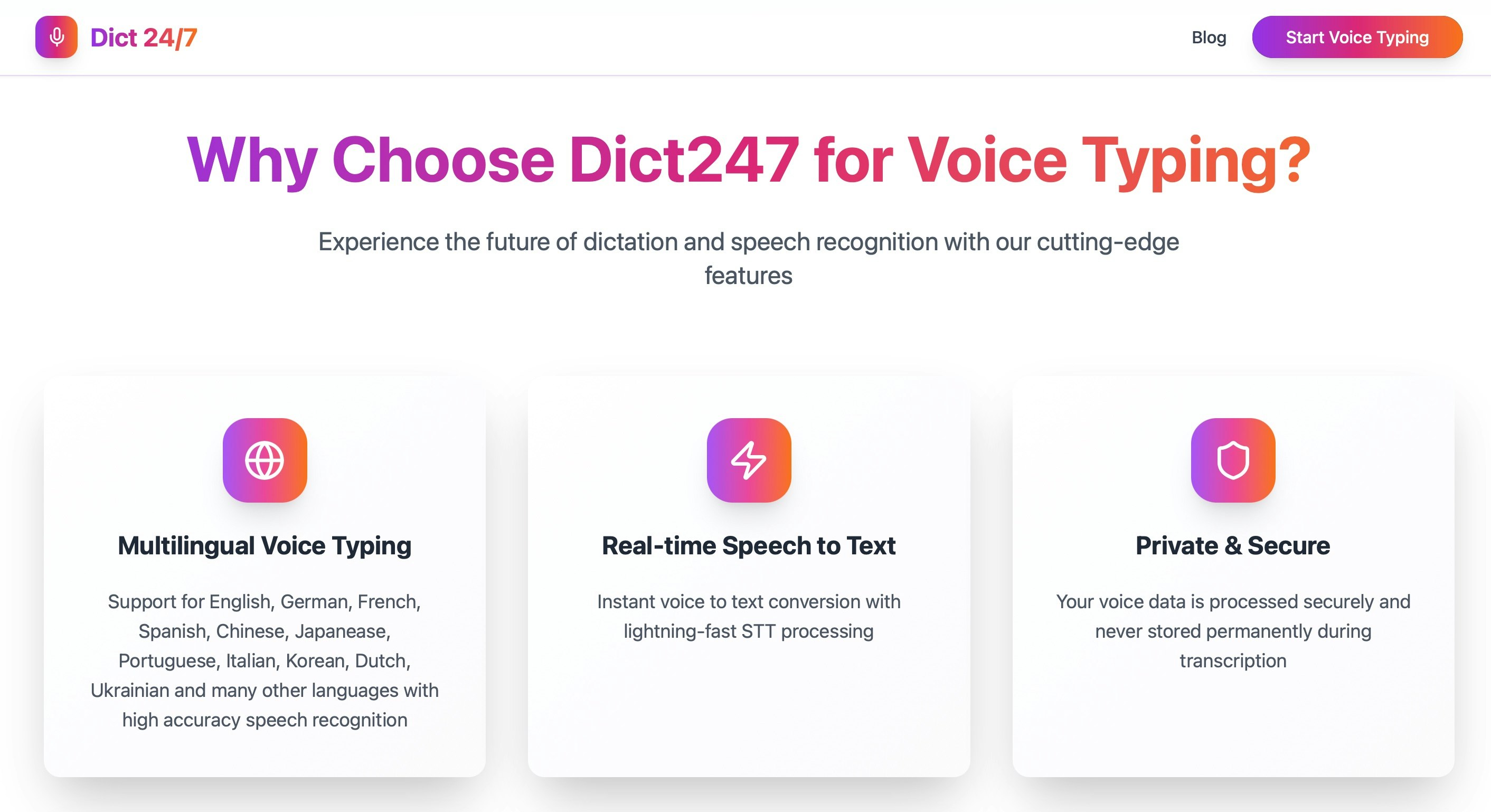 DICT247 - Typing y dictado de voz gratis - Tipificación de voz profesional y dictado en 99 idiomas media 2