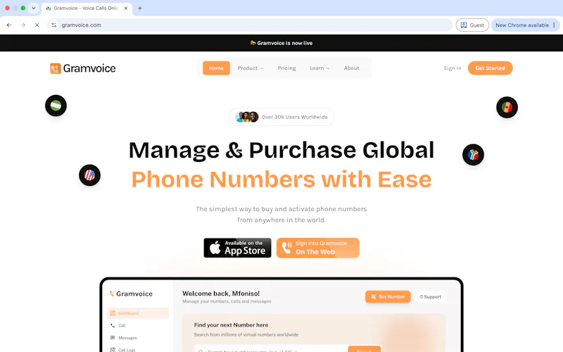 Gramvoice screenshot 3
