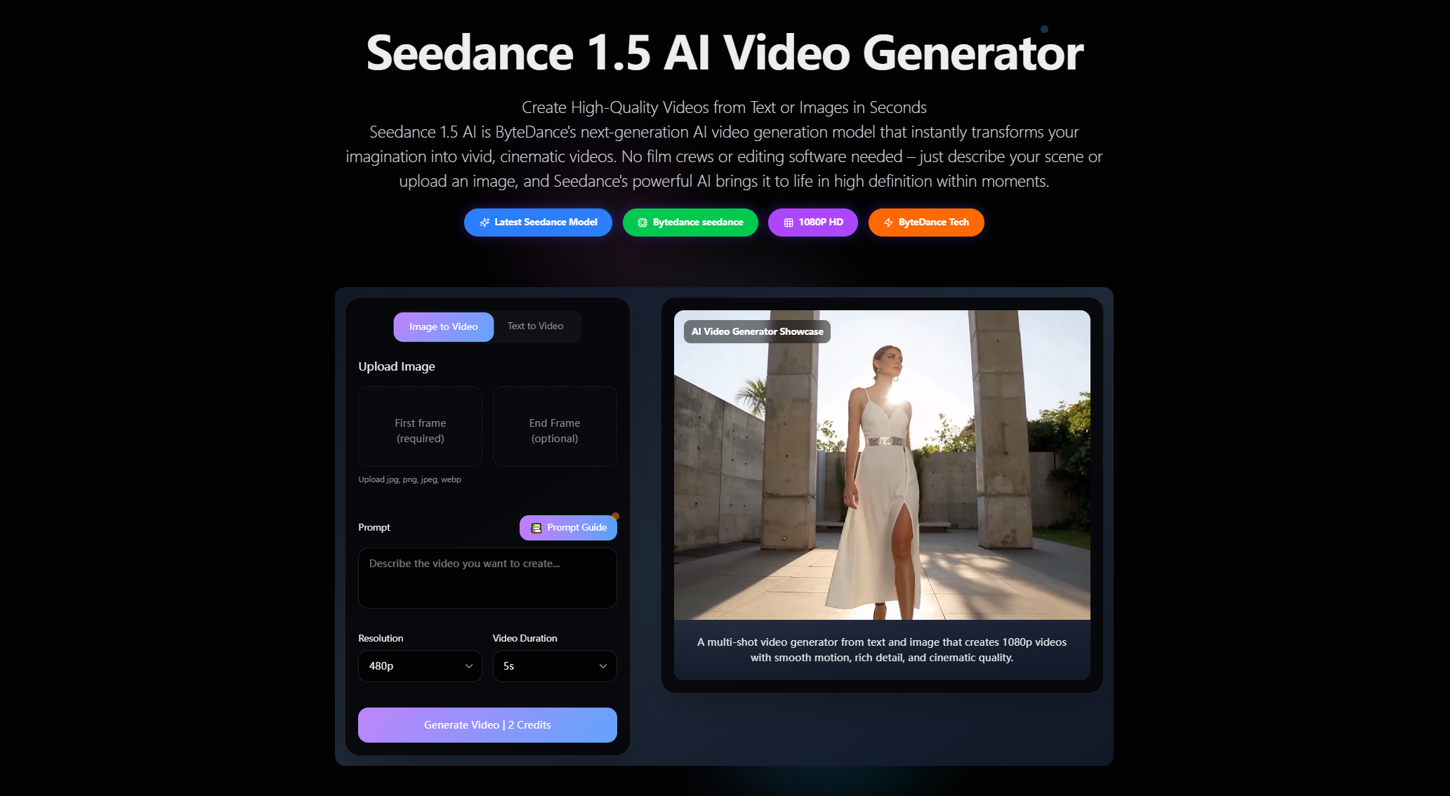 Seedance 1.5 Pro Ai Video Generator gallery image