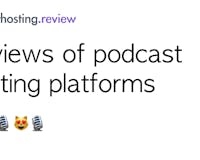Podcast Hosting Review image