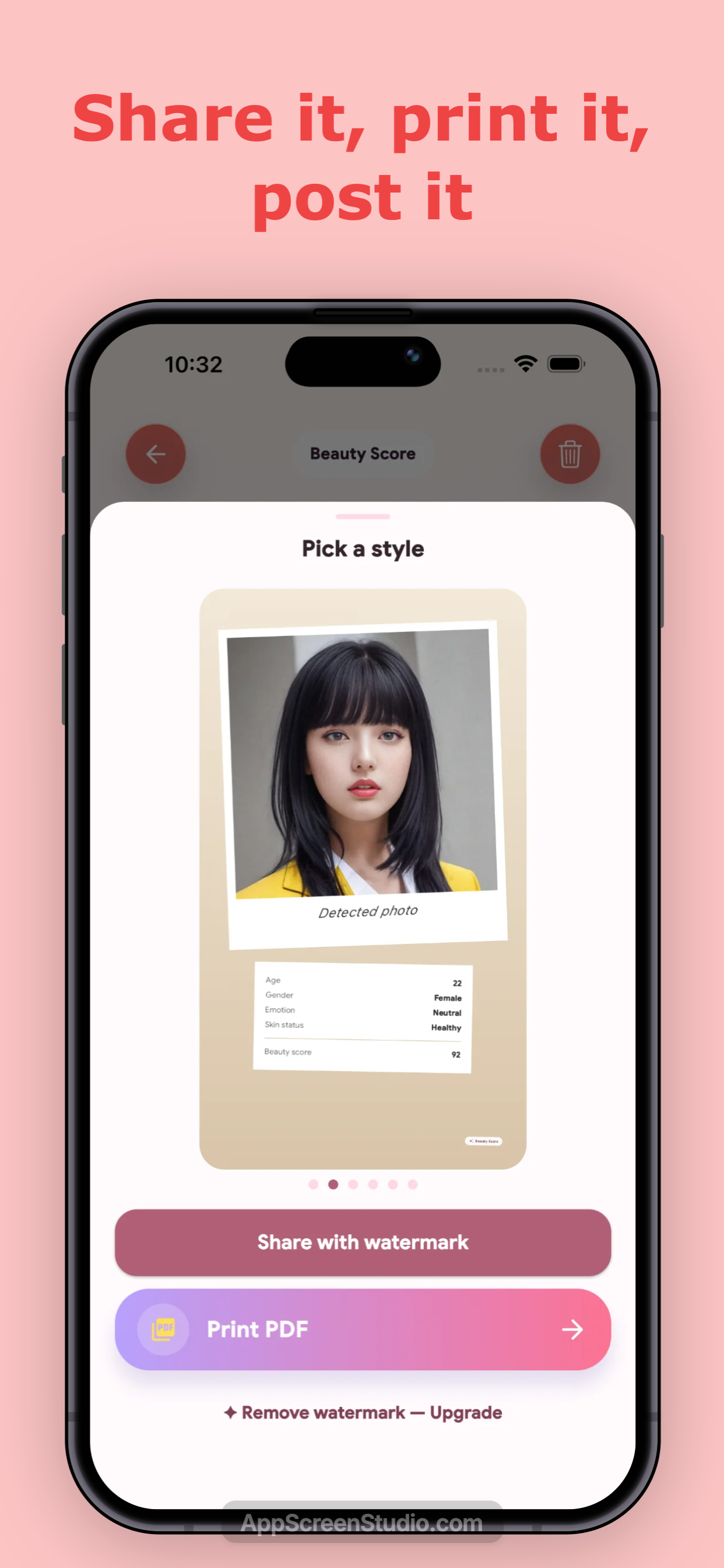 Beauty Score: AI Face Analyzer gallery image