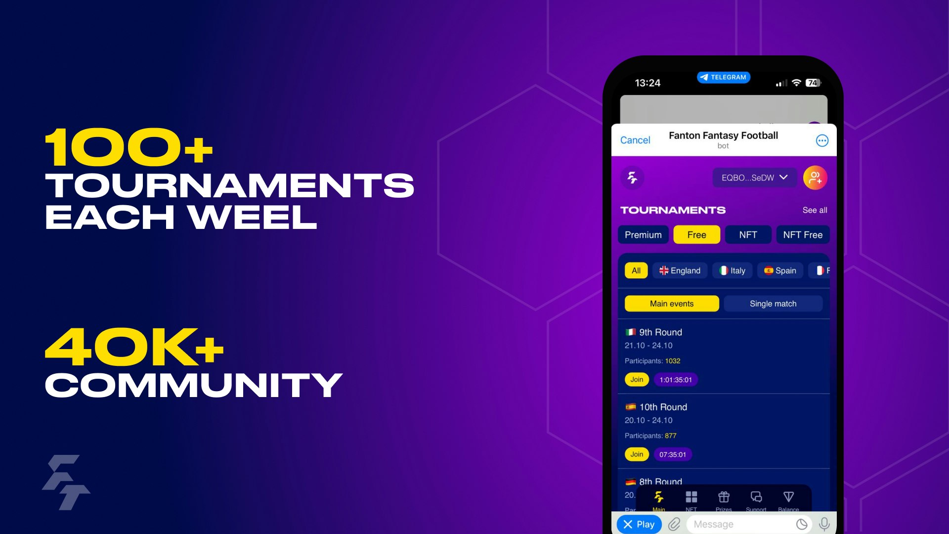 وسائط Fanton Fantasy Football - لعبة كرة القدم الخيالية في Telegram 4