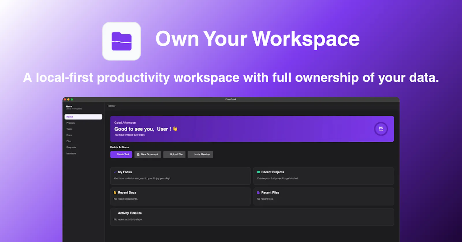 FlowDesk screenshot 1