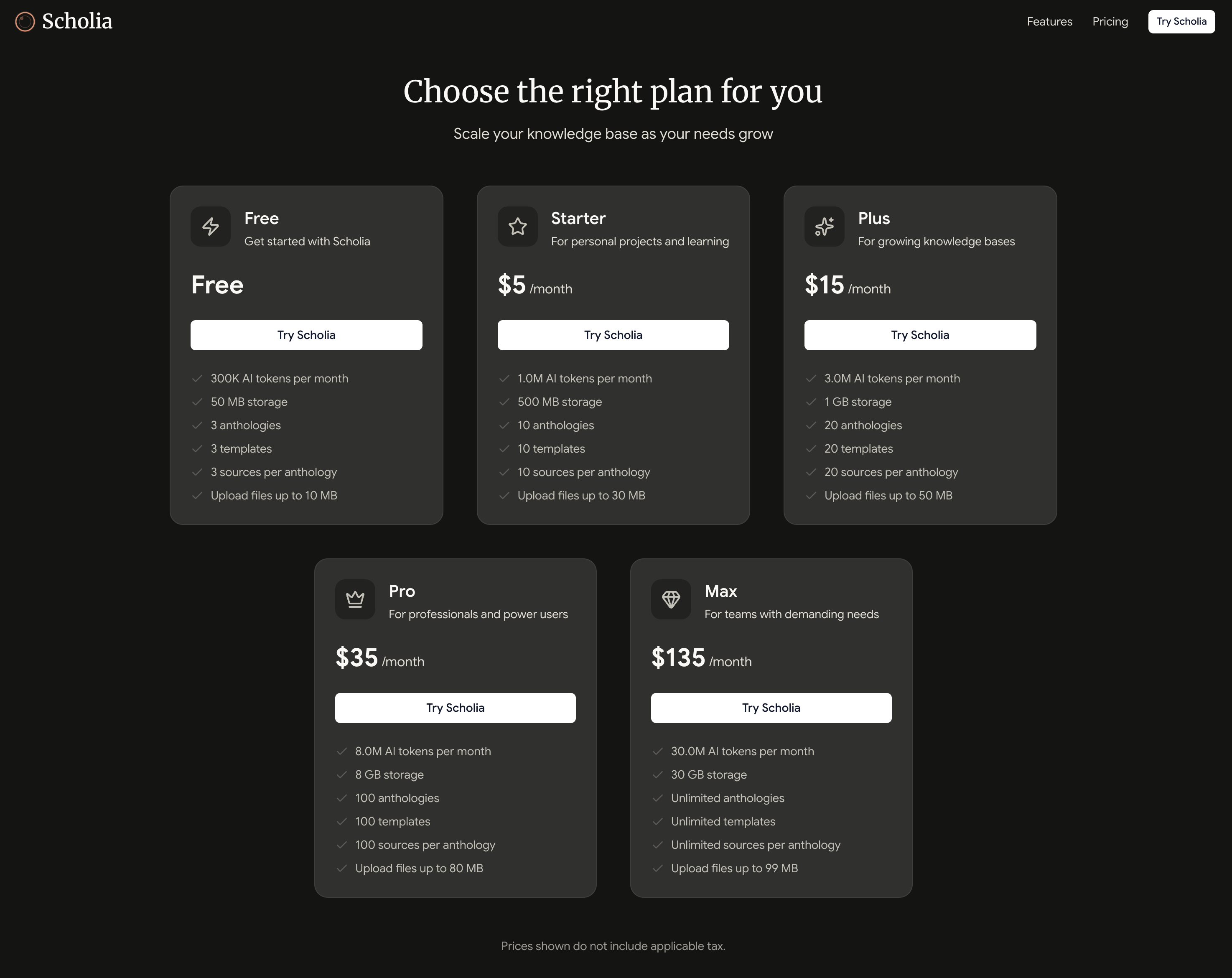 Scholia Awakens - Screenshot 3 showing product features and functionality