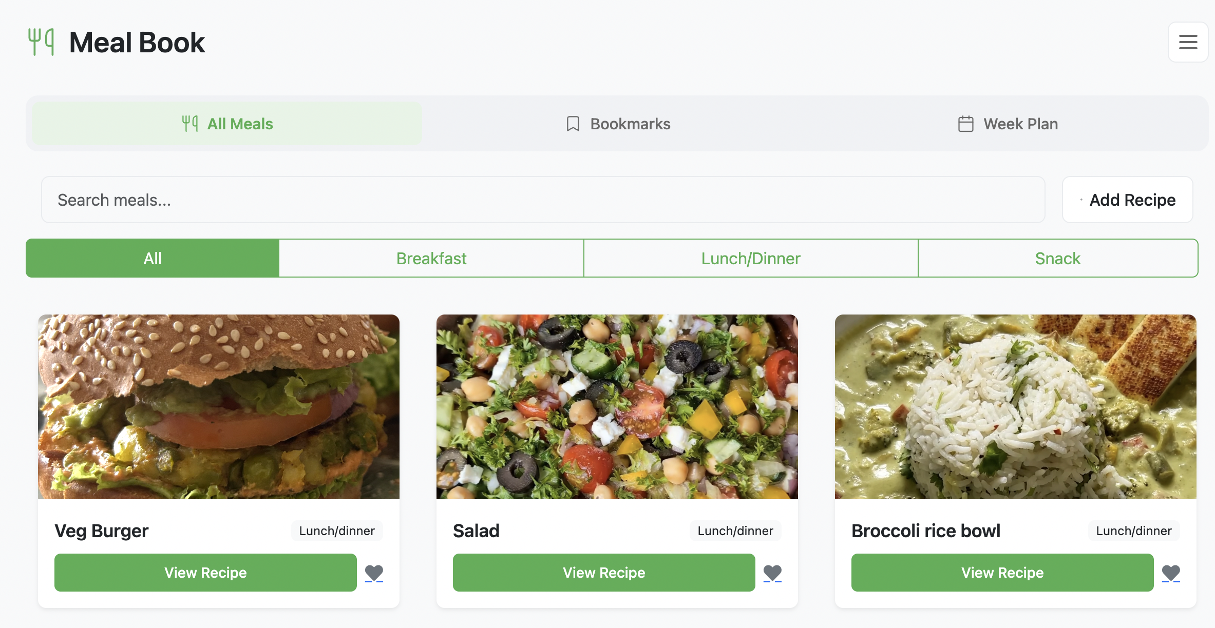 Meal Book gallery image