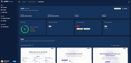 AI SEO Scanner - AI-powered SEO audits gallery image