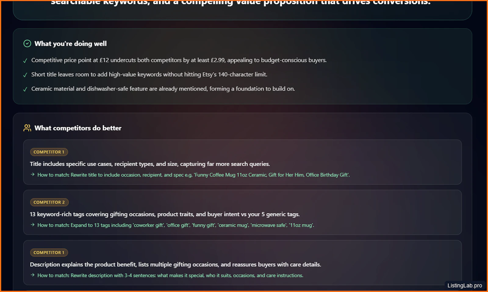 ListingLab screenshot 6